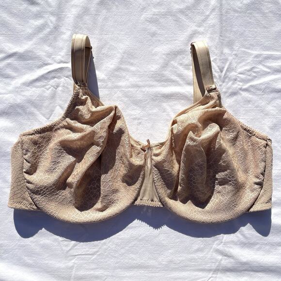 Chantelle C Magnifique Seamless Unlined Minimizer Bra 42DDD Beige C18910 - Picture 1 of 4